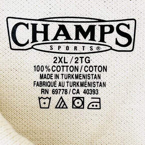 NWT Champs Men's Whisper Sesame Beige Polo Shirt Size XXL Short Sleeve - Picture 7 of 9